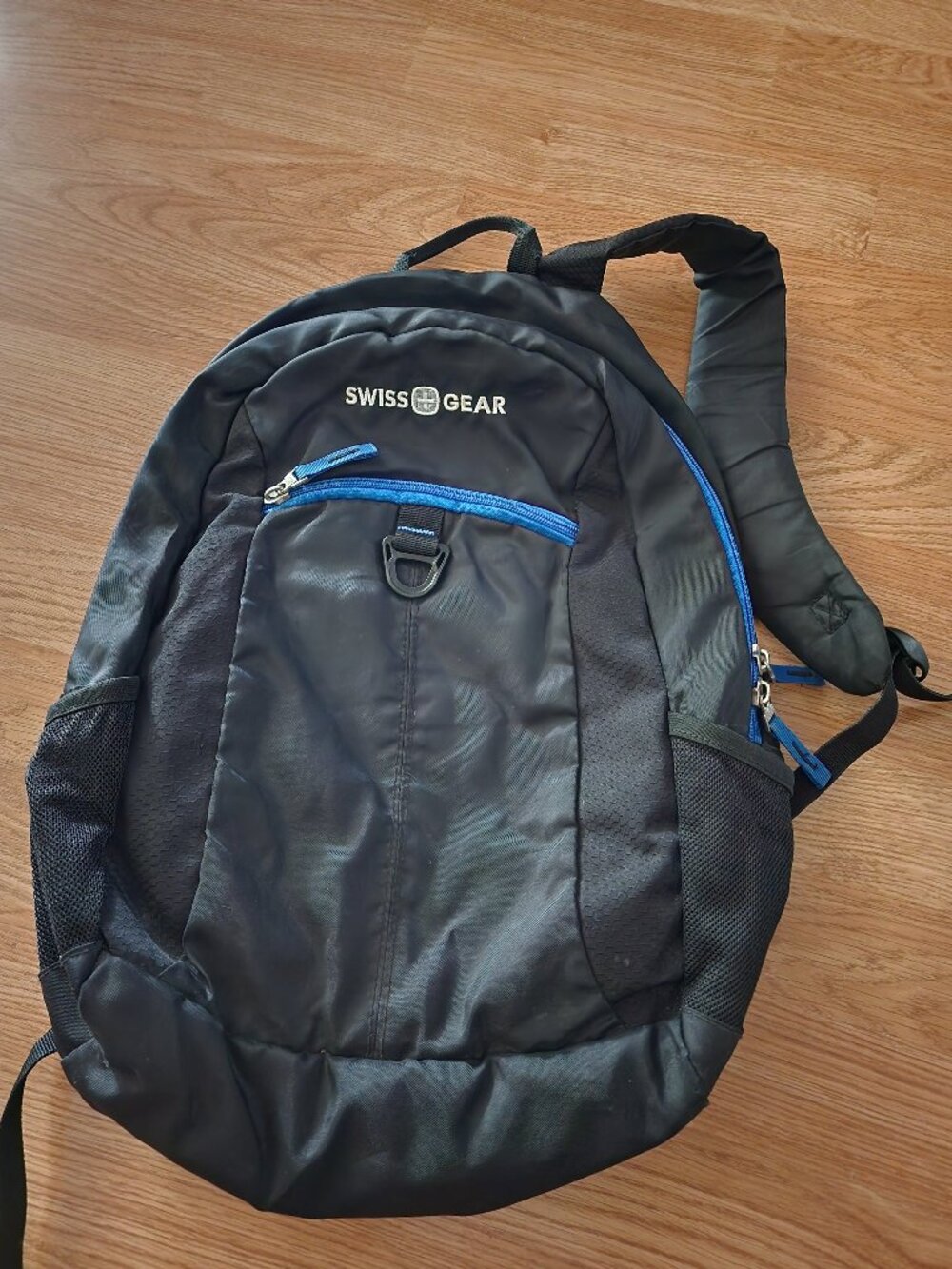 Swiss Gear Wenger Black Backpack Schoolbag Padded laptop Compartment
